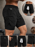 Short Sport 2-en-1 avec Compression Intégrée